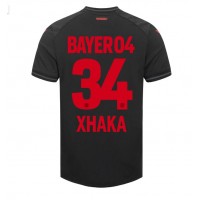 Bayer Leverkusen Granit Xhaka #34 Domáci futbalový dres 2023-24 Krátky Rukáv